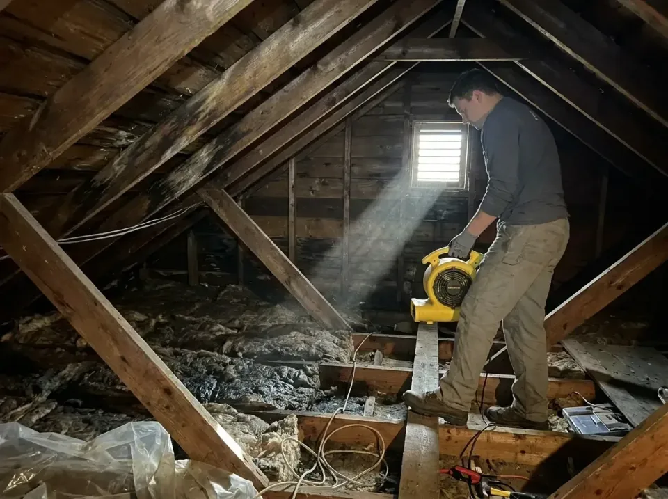 attic-water-damage-drying-proc-007 — frequently asked questions, Emergency Water Extraction & 24/7 Flood Response in Beulah,…